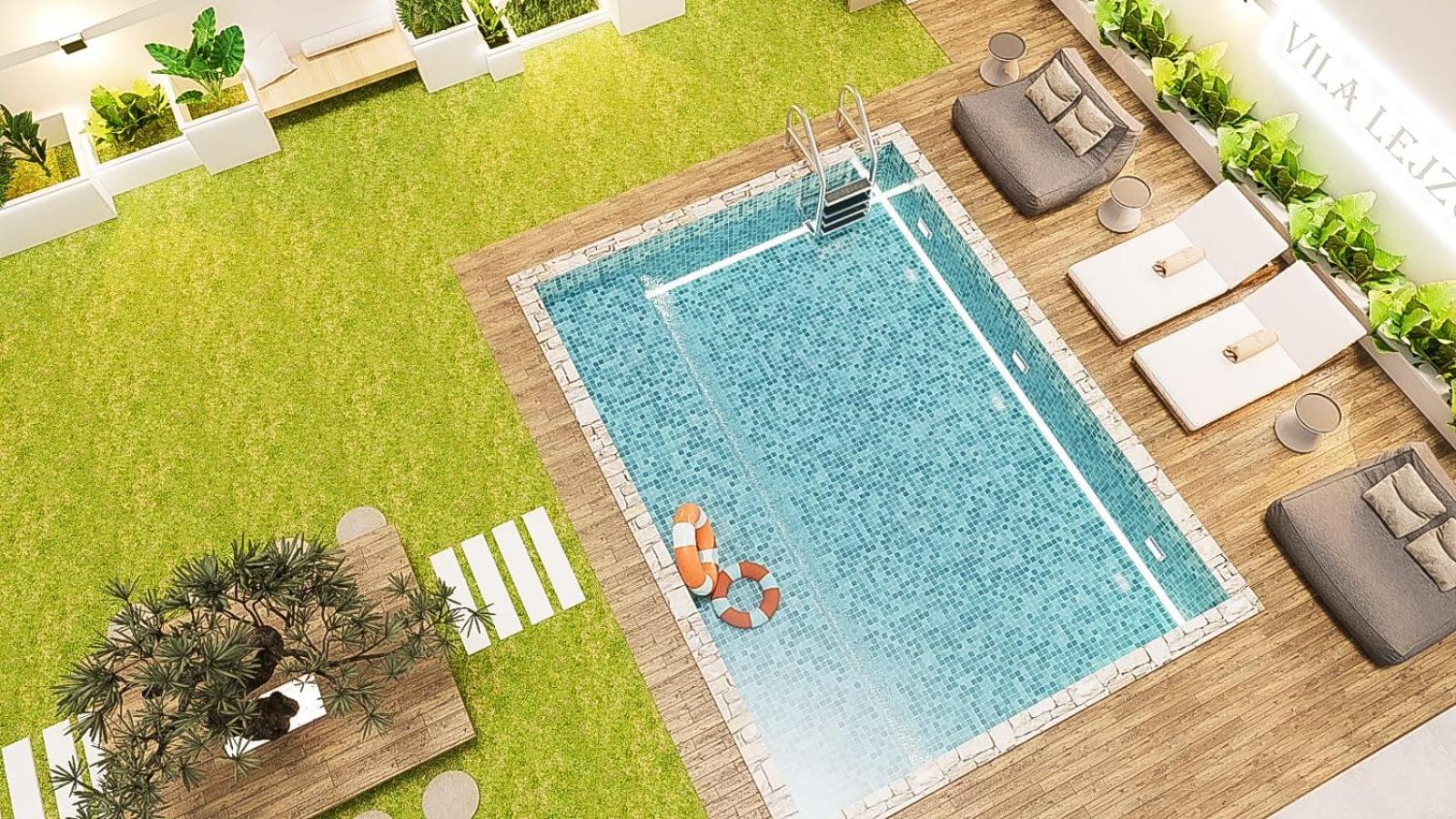 Villa Lejzo - Swimming Pool Berat Bagian luar foto
